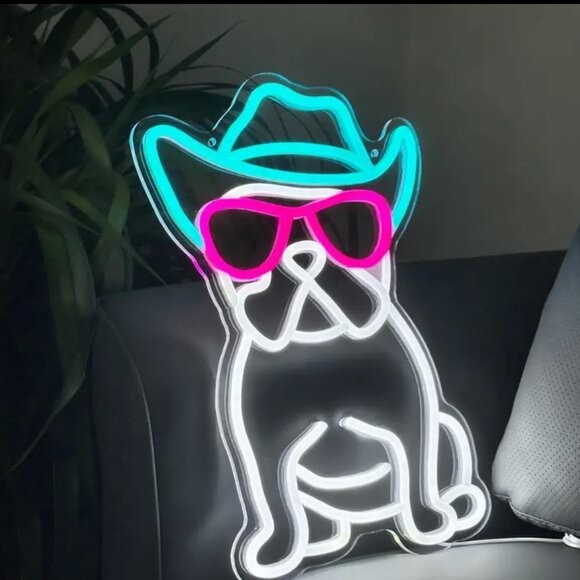 FRENCH BULLDOG NEON LED SIGN - Picture 3 of 4